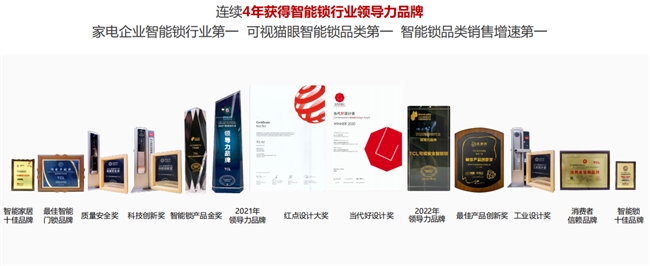 CL智能门锁稳居第一多款爆款产品霸榜九游会j9ag双十一智能锁品牌：T(图4)